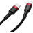 Дата кабель USB-C to Lightning 1.0m Cafule PD 20W red+black Baseus (CATLKLF-91)