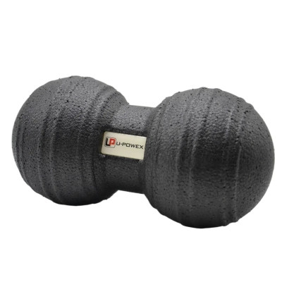 Масажний м&#039;яч U-Powex подвійний Epp foam peanut ball d 8 х 16 cm Black (UP_1004_Ball_D8*16cm)