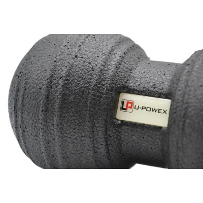 Масажний м&#039;яч U-Powex подвійний Epp foam peanut ball d 8 х 16 cm Black (UP_1004_Ball_D8*16cm)