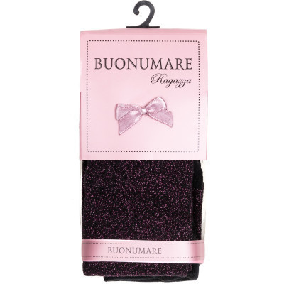 Колготки дитячі BNM з люрексом (M0C0301-1366-13G-dark burgundy)