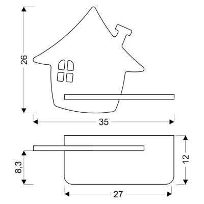 Світильник Candellux HOUSE (21-85214)