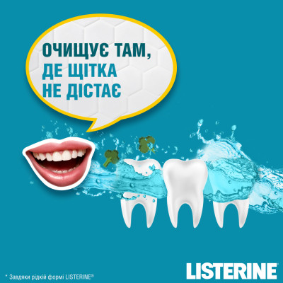 Ополіскувач для порожнини рота Listerine Свіжа м&#039;ята 250 мл (3574660639643/5010123703509)