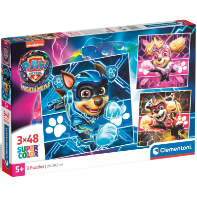 Пазл Clementoni Paw Patrol the Mighty Movie 3 шт по 48 елементів (25303)