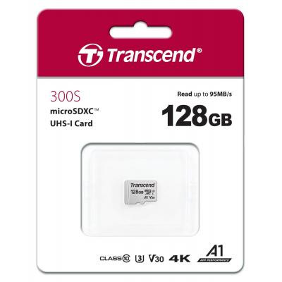 Карта пам&#039;яті Transcend 128GB microSDXC class 10 UHS-I U3 A1 (TS128GUSD300S)