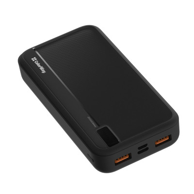 Батарея універсальна ColorWay 20 000 mAh PD/22.5W, QC/3.0, black (CW-PB200LPA4BK-PD)
