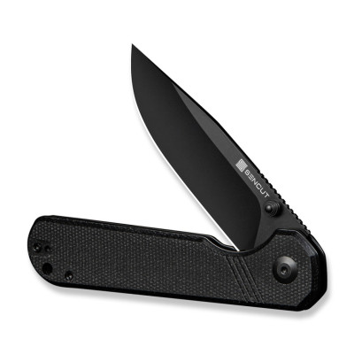 Ніж Sencut Aetheris, Darkwash, чорний G10 (S24095-3)