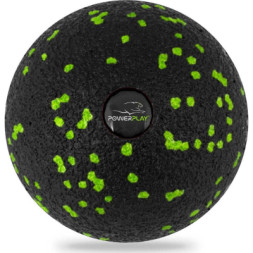 Масажний м'яч PowerPlay PP-4350 Epp Massage Ball (d8) Чорно/Зелений (PP-4350_Green_d8)