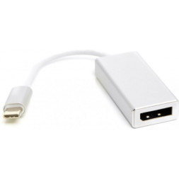 Перехідник PowerPlant USB Type-C 3.1 Thunderbolt 3 (M) - DisplayPort (F), 4K, 0.15 (CA911851)