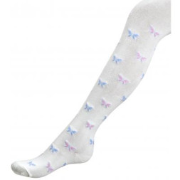 Колготки дитячі UCS Socks з метеликами (M0C0301-2110-5G-white)
