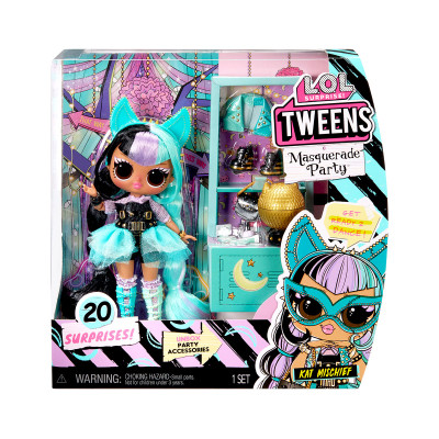 Лялька L.O.L. Surprise! Tweens Masquerade Party Кет Місчіф з аксесуарами (584117)