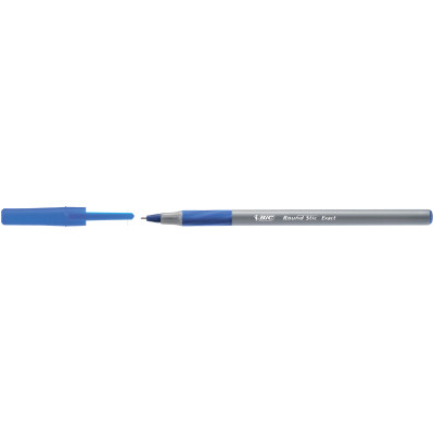 Ручка кулькова Bic Round Stic Exact, синя, 4шт в блістері (bc932857/bc9333702)