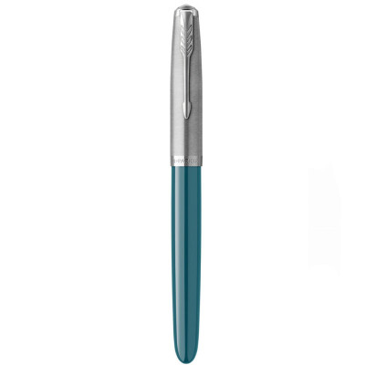 Ручка пір&#039;яна Parker PARKER 51 Teal Blue CT  FP F (55 311)
