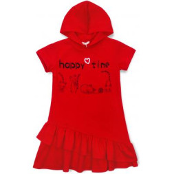 Плаття дитяче Bushra з капюшоном (211007-122G-red)