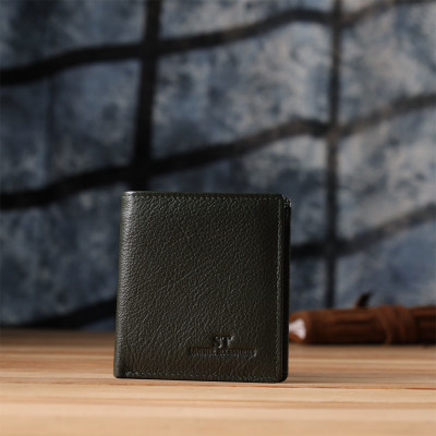 Гаманець ST Leather З натуральної шкіри Зелений (23093)