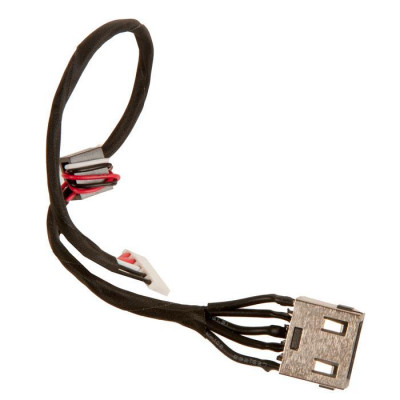 Роз&#039;єм живлення ноутбука з кабелем Lenovo для Lenovo PJ960 (прямоугольный + center pin),5-pin,20 см (A49085)