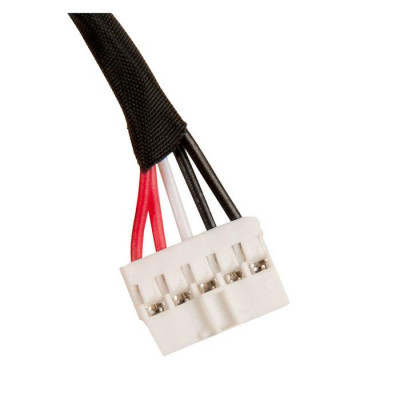 Роз&#039;єм живлення ноутбука з кабелем Lenovo для Lenovo PJ960 (прямоугольный + center pin),5-pin,20 см (A49085)