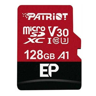 Карта пам&#039;яті Patriot 128GB microSDXC class 10 UHS-I/U3 EP A1 (PEF128GEP31MCX)