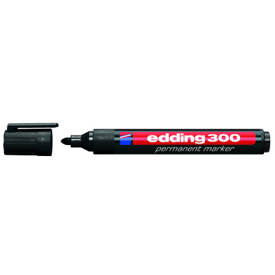 Маркер Edding перманентний Permanent 1.5-3 мм Чорний (e-300/01)