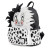 Рюкзак шкільний Loungefly Disney - Villains Cruella De Vil Spots Cosplay Mini Backpack (WDBK1534)