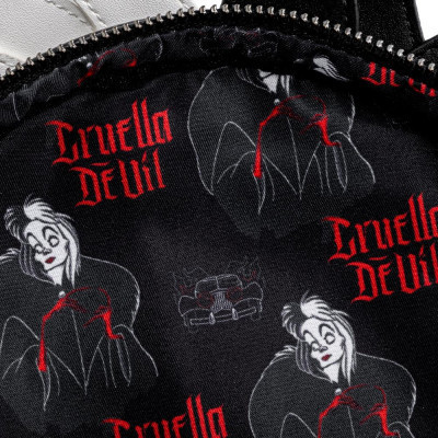 Рюкзак шкільний Loungefly Disney - Villains Cruella De Vil Spots Cosplay Mini Backpack (WDBK1534)