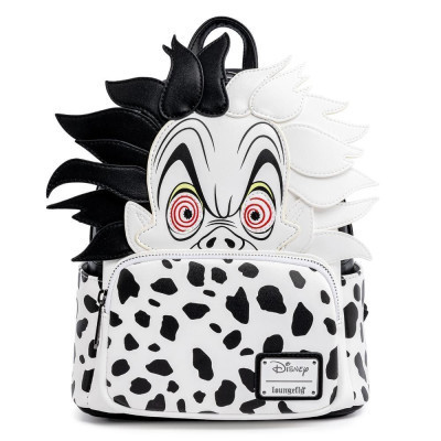 Рюкзак шкільний Loungefly Disney - Villains Cruella De Vil Spots Cosplay Mini Backpack (WDBK1534)