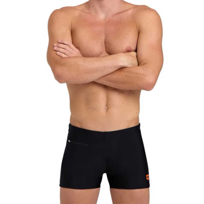 Плавки Arena Zip Swim Short 006159-500 чорний 80 (3468336878545)