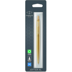 Ручка кулькова Parker JOTTER 17 XL Monochrome Gold GT BP блістер (12 536)