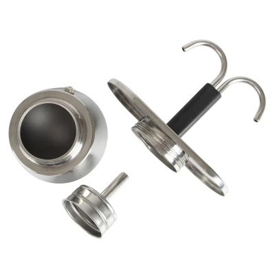 Кавоварка кемпінгова Bo-Camp Stainless Steel 2-cups Silver (2200545)