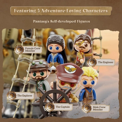 Конструктор Pantasy Original Дирижабль Steampunk (85021)