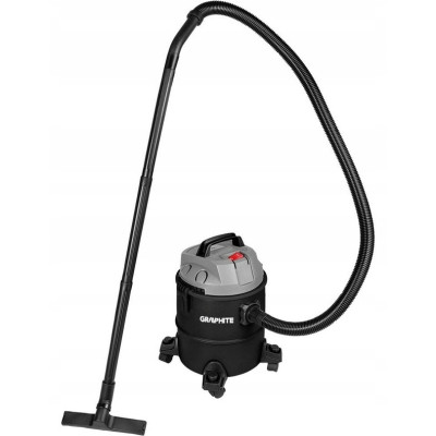 Пилосос будівельний Graphite 1200Вт, 18кПа, 20л, 220В/1200В (59G614)