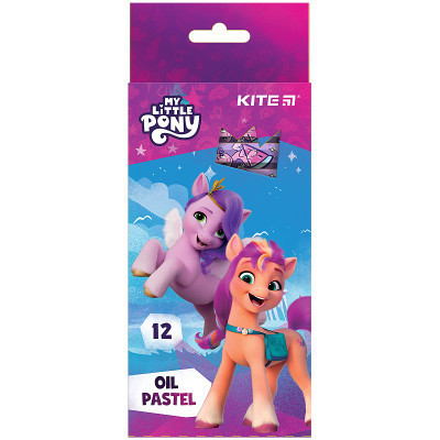 Пастель Kite масляна, 12 кольорів My Little Pony (LP24-071)