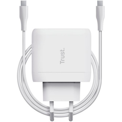 Зарядний пристрій Trust Maxo 65W USB-C PD white (25139_TRUST)