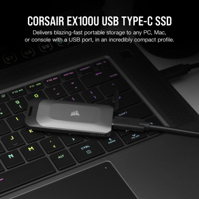Накопичувач SSD USB 3.2 2TB Corsair (CSSD-EX100U2TB)