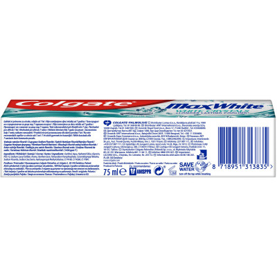 Зубна паста Colgate Макс Блиск Кришталева м&#039;ята 75 мл (8718951313835)