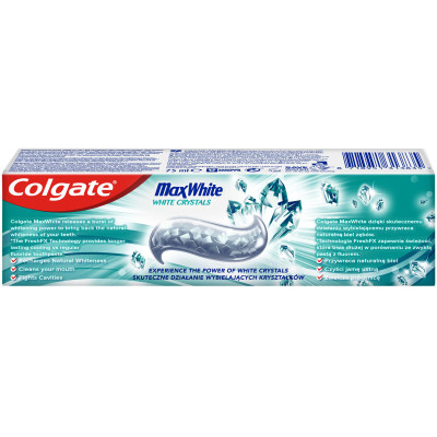 Зубна паста Colgate Макс Блиск Кришталева м&#039;ята 75 мл (8718951313835)