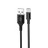 Дата кабель USB 2.0 AM to Micro 5P 1.0m 2.4A braided black XO (NB143-M1-BK)