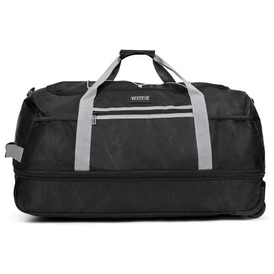 Дорожня сумка TravelZ Wheelbag Doubleloader foldable black 80(95)L (603096) (931069)