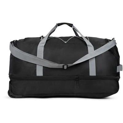 Дорожня сумка TravelZ Wheelbag Doubleloader foldable black 80(95)L (603096) (931069)