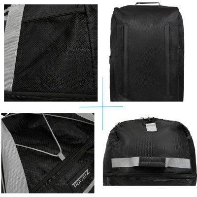 Дорожня сумка TravelZ Wheelbag Doubleloader foldable black 80(95)L (603096) (931069)