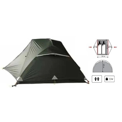 Намет Tramp Cloud 2 Si Red (TRT-092-red)