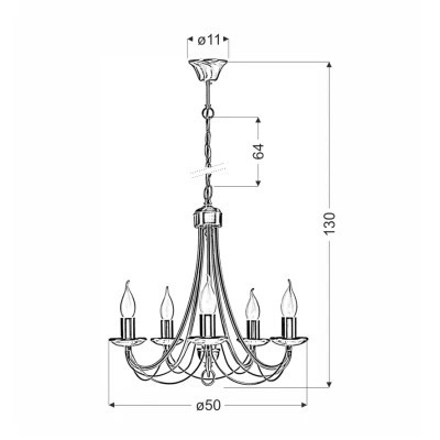 Люстра Candellux MUZA (35-69170)