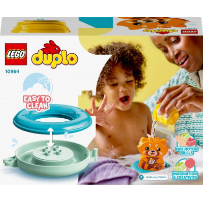 Конструктор LEGO DUPLO My First Веселе купання: Плаваюча червона панда (10964)