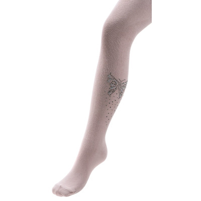 Колготки дитячі BNM з метеликами зі стразами (M0C0302-1172-9G-pink)