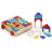 Кубики Melissa&amp;Doug Набор деревянных блоков на тележке (MD14209)