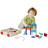 Кубики Melissa&amp;Doug Набор деревянных блоков на тележке (MD14209)