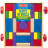 Кубики Melissa&amp;Doug Набор деревянных блоков на тележке (MD14209)