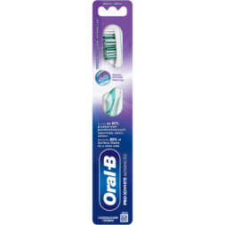 Зубна щітка Oral-B Pro 3D White Advanced Відбілювання Середньої жорсткості 1 шт. (8700216476324)