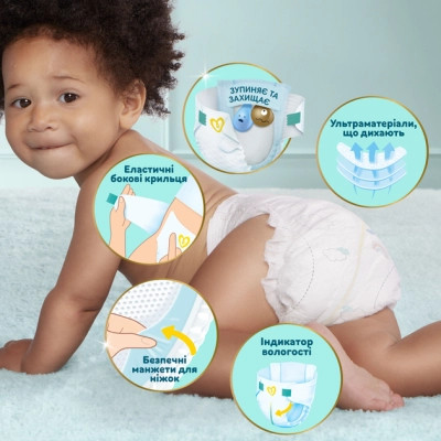 Підгузки Pampers Premium Care Розмір 6 (13-18 кг) 128 шт (8700216423700)