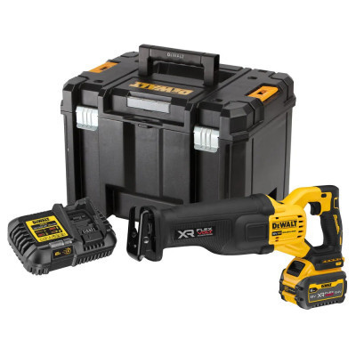 Шабельна пила DeWALT 18В XR Li-lon 6 Аг, 0 - 3000 ход/хв, кейс TSTAK (DCS386T1)