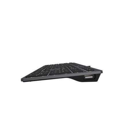 Клавіатура A4Tech FX60H USB Grey White backlit